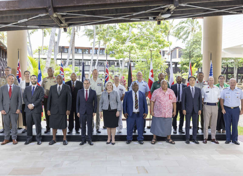 South Pacific Defence Ministers gathered in Nouméa on 5 December 2023.