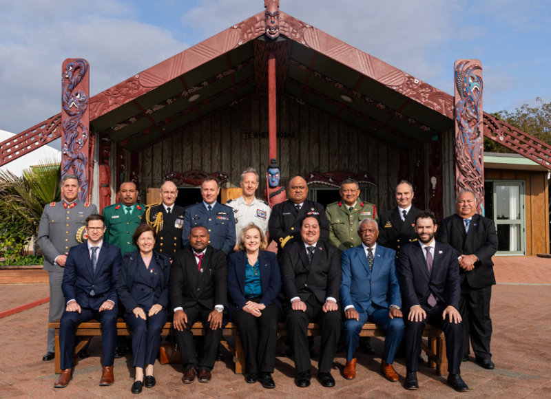 South Pacific Defence Ministers gathered in Auckland on 1 October 2024.